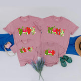 Custom Watermelon-Themed Matching Family Shirts for Mom, Dad, Kids & Baby, Soft Cotton Summer Outfits for Vacation, Photos & Special Moments