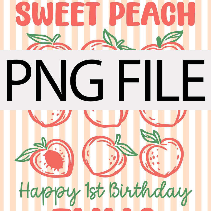 Customized One Sweet Peach 1st Birthday Banner for Baby Girl Party, Peach and Coral Backdrop with Name and Age, Whimsical Celebration Decor