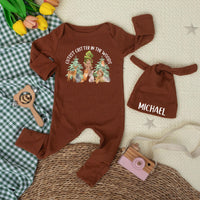 Cutest Critter in the Woods Baby Bodysuit with Woodland Animals Soft Cotton Infant Outfit Adorable Forest Newborn Coming Home Gift