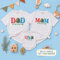 Dad Mom and Baby Matching Book Lover Shirts, Family Reading Outfit with Custom Names, Birthday or Baby Shower Gift Idea