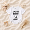Daddy’s Future Running Buddy Baby Romper, Future Marathon Runner Baby Bodysuit, Sporty Infant Clothes, Father's Day Gifts, Baby Shower Gifts