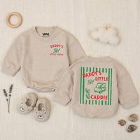 Daddy's Little Caddie Baby Romper Golf Outfit for Babies Retro-Inspired Design Gift for Golf-Loving Families Father's Day Baby Shower