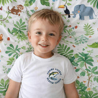 Father Son Christian Fishing Shirts with Leaping Bass Design Matthew 4:19 Faith-Based Outfit Matching Fishing Shirts for Dad and Son