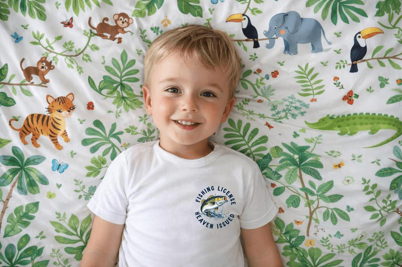 Father Son Christian Fishing Shirts with Leaping Bass Design Matthew 4:19 Faith-Based Outfit Matching Fishing Shirts for Dad and Son