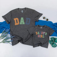 First Fathers Day Matching Dad and Daughter Shirts Earthy Tones Baby Girl Bodysuit Daddy and Me Outfit Gift for New Dad 2026