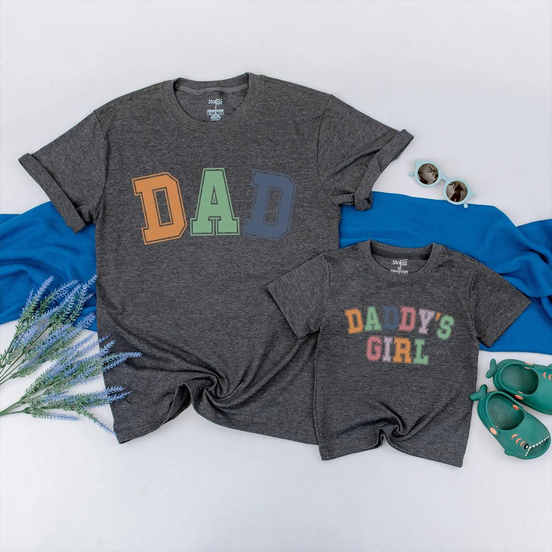 First Fathers Day Matching Dad and Daughter Shirts Earthy Tones Baby Girl Bodysuit Daddy and Me Outfit Gift for New Dad 2026