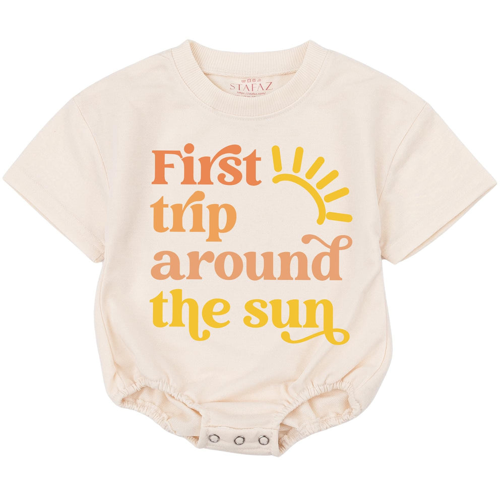 First Trip Around the Sun Birthday Shirt Matching Family Outfits Boho Sunshine Theme Toddler Baby Party Outfit Mommy Daddy Sibling Gift