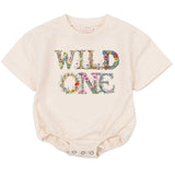 Floral Wild One Birthday Shirt for Girls, Toddler or Baby Party Outfit, Colorful Wildflower Design, Soft Cotton Custom Family Matching