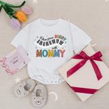 Future Piano Buddy Baby Romper with Mommy, Retro Music Infant Bodysuit, Soft Cotton Baby Clothes, Musical Notes Gift for Baby Birthday