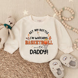 Get My Bottle Basketball Romper Baby Game Day Outfit Fun Sports Bodysuit Cotton Comfortable Infant Boy Girl Birthday Gift