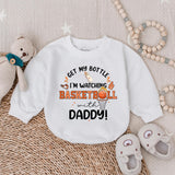 Get My Bottle Basketball Romper Baby Game Day Outfit Fun Sports Bodysuit Cotton Comfortable Infant Boy Girl Birthday Gift