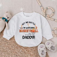 Get My Bottle Basketball Romper Baby Game Day Outfit Fun Sports Bodysuit Cotton Comfortable Infant Boy Girl Birthday Gift