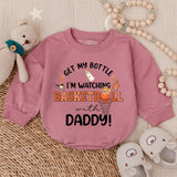 Get My Bottle Basketball Romper Baby Game Day Outfit Fun Sports Bodysuit Cotton Comfortable Infant Boy Girl Birthday Gift
