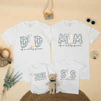 Goose First Birthday Matching Shirts for Family, Custom Baby Boy Outfit with Cartoon Goose Design, Fun Party Wear for Milestone Celebration