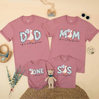 Goose First Birthday Matching Shirts for Family, Custom Baby Boy Outfit with Cartoon Goose Design, Fun Party Wear for Milestone Celebration