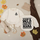 Got a Problem Call My Mama Baby Romper Funny Skeleton Design Retro 70s Style Comfortable Cotton Outfit for Boys Birthday or Party Gift