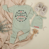 Handpicked for Earth by My Grandma in Heaven Baby Bodysuit Sentimental Gift for Baby Shower, Pregnancy Announcement or Newborn Outfit