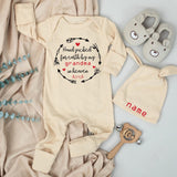 Handpicked for Earth by My Grandma in Heaven Baby Bodysuit Sentimental Gift for Baby Shower, Pregnancy Announcement or Newborn Outfit