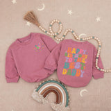 Happy Birthday to the Best Daddy Baby Romper, Cute Retro Kids Outfit, Soft Cotton Infant Long Sleeve, Birthday Gift for Daddy’s Girl