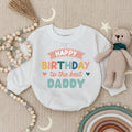 Happy Birthday to the Best Daddy Baby Romper Soft Cotton Outfit for Infant Boys or Girls Cute Gift for Dad’s Birthday Party Celebration