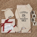 I'd Rather Be Drinking with My Uncle Baby Bodysuit Funny Gift for Nephew Newborn Boy Clothing Cute Graphic Monochromatic Design