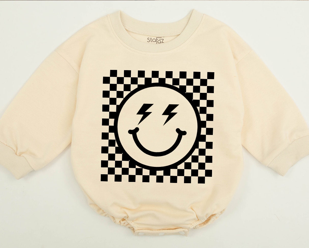 Smiley Family Matching Retro Sweatshirt - Twinning Fun