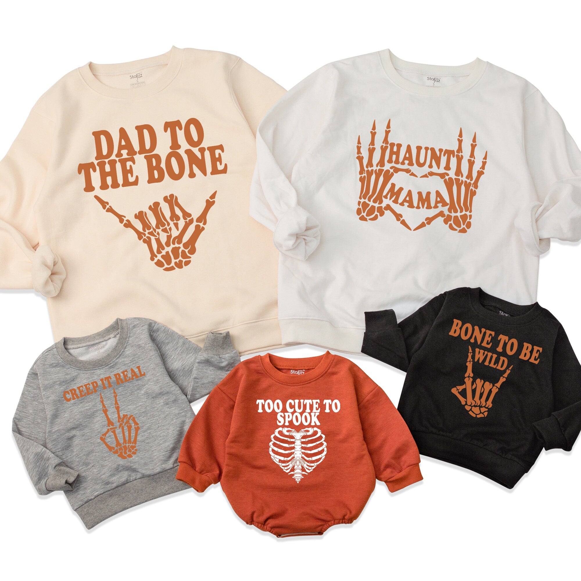 Custom Family Matching Halloween Sweatshirts – Personalized Fun
