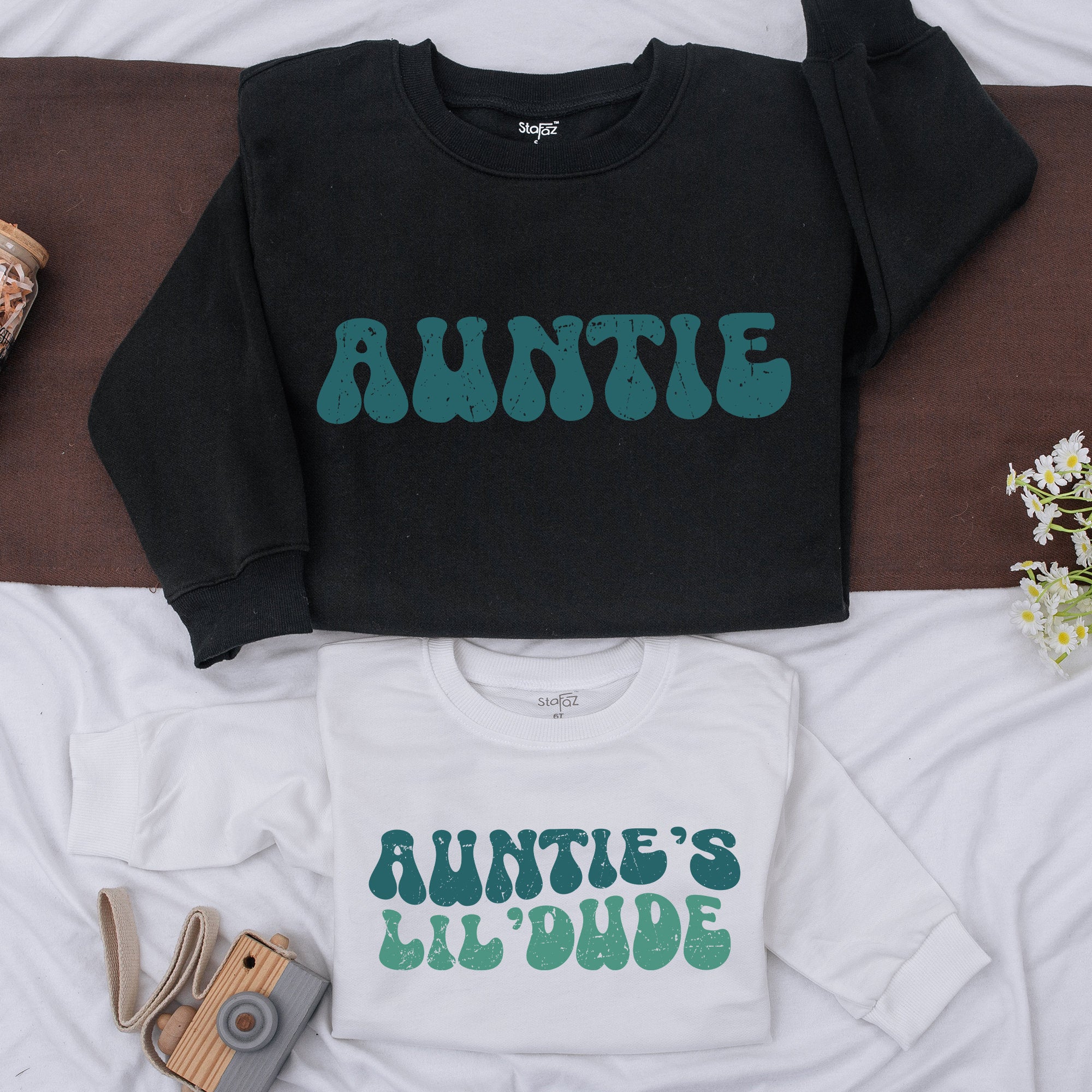 Customizable Family Matching Sweatshirts with Personalized Text