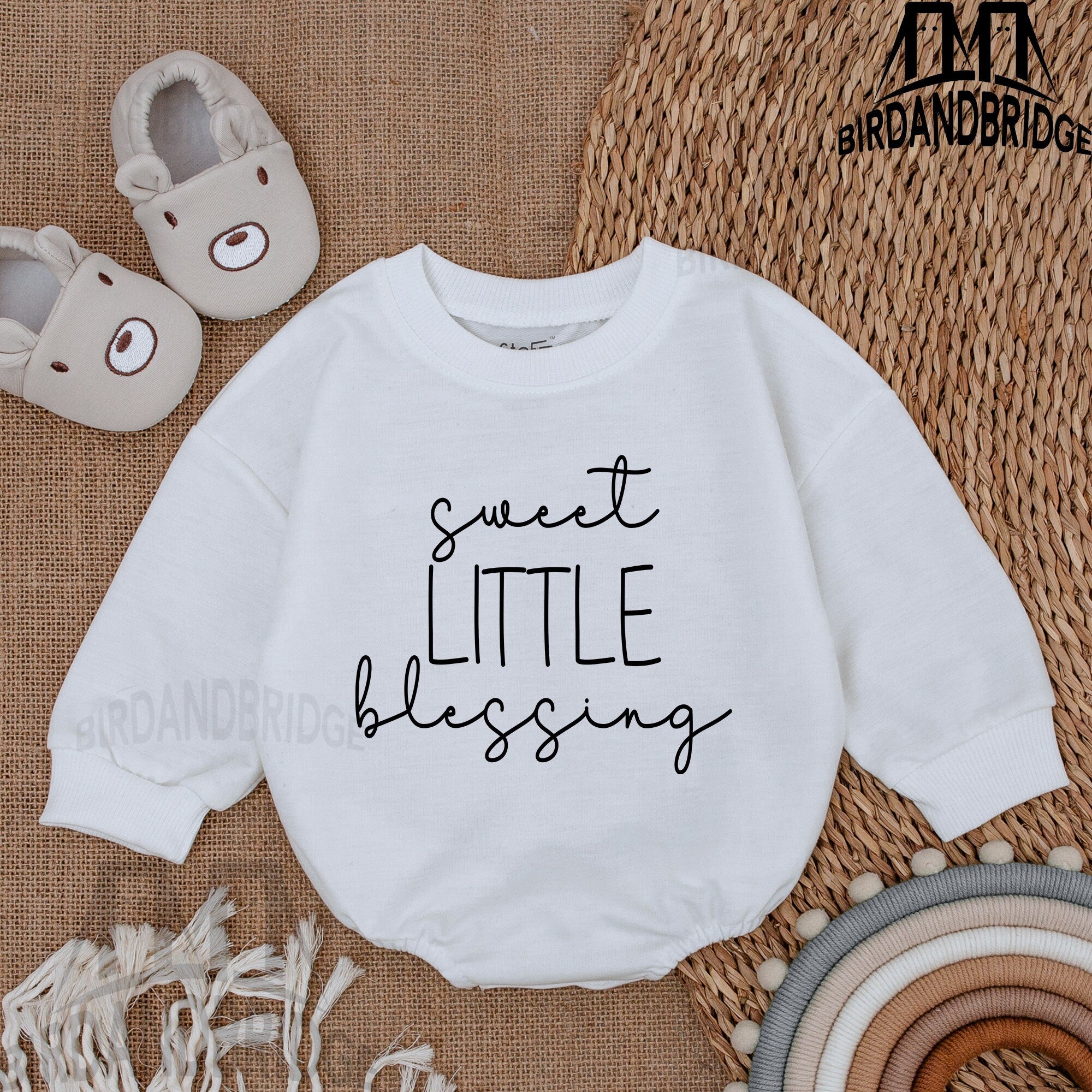 Sweet Little Blessing Baby Romper - Newborn Outfit