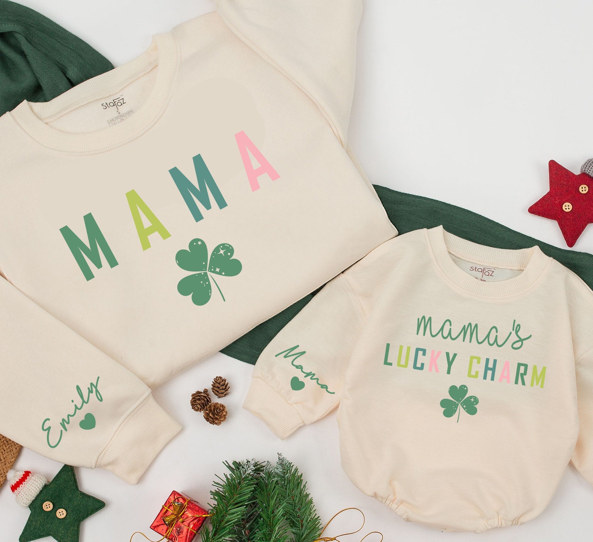 Custom Mommy & Me Sweatshirts: Personalized Family Twinning