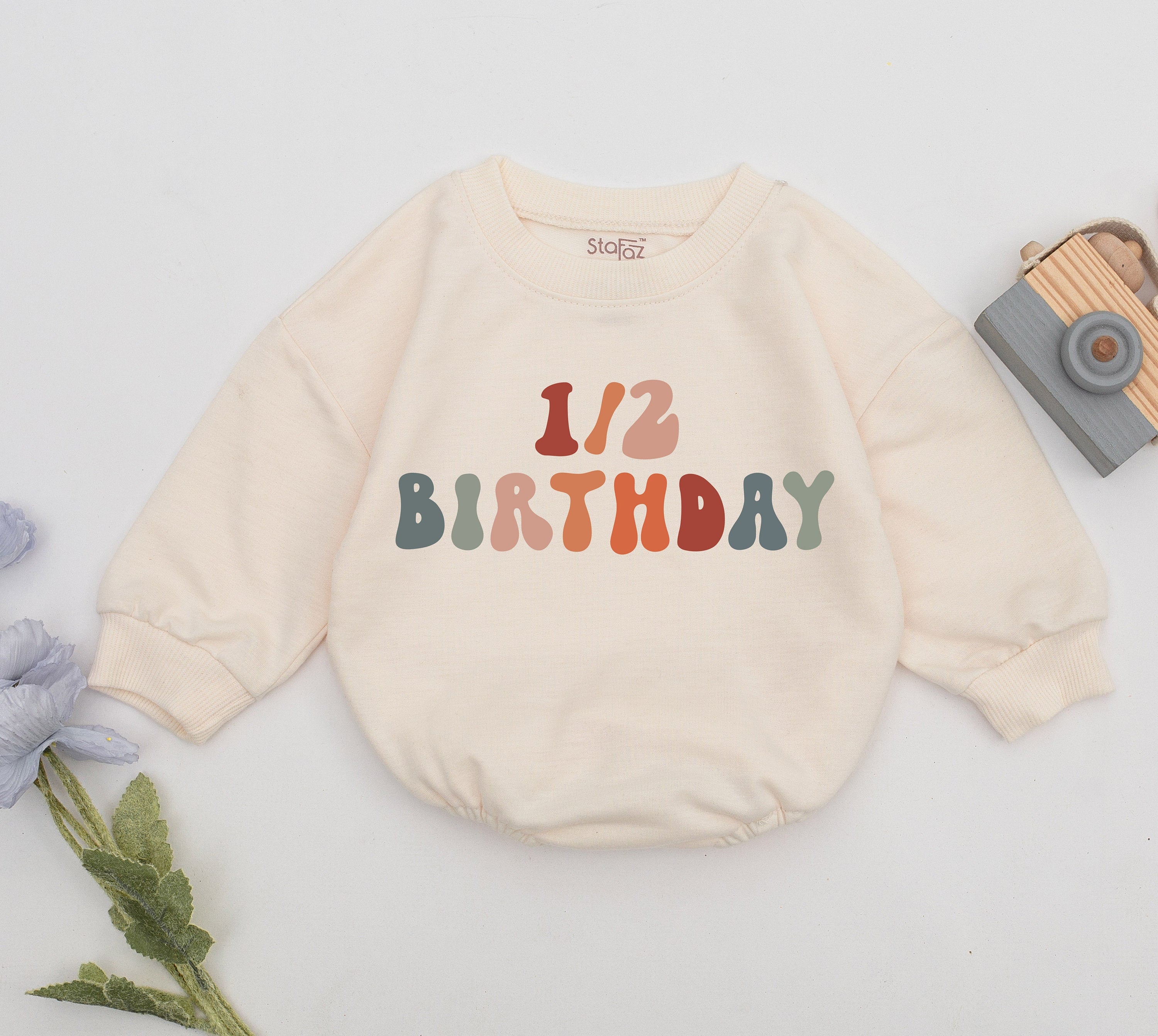 Half Birthday Romper: Celebrate 6 Months with Joyful Colors