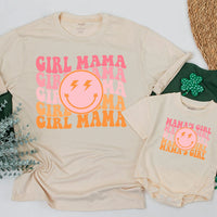 Retro Mama & Mini Shirts with Playful Graphic Design