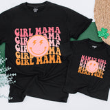 Retro Mama & Mini Shirts with Playful Graphic Design