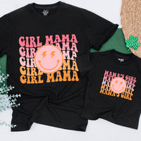 Retro Mama & Mini Shirts with Playful Graphic Design