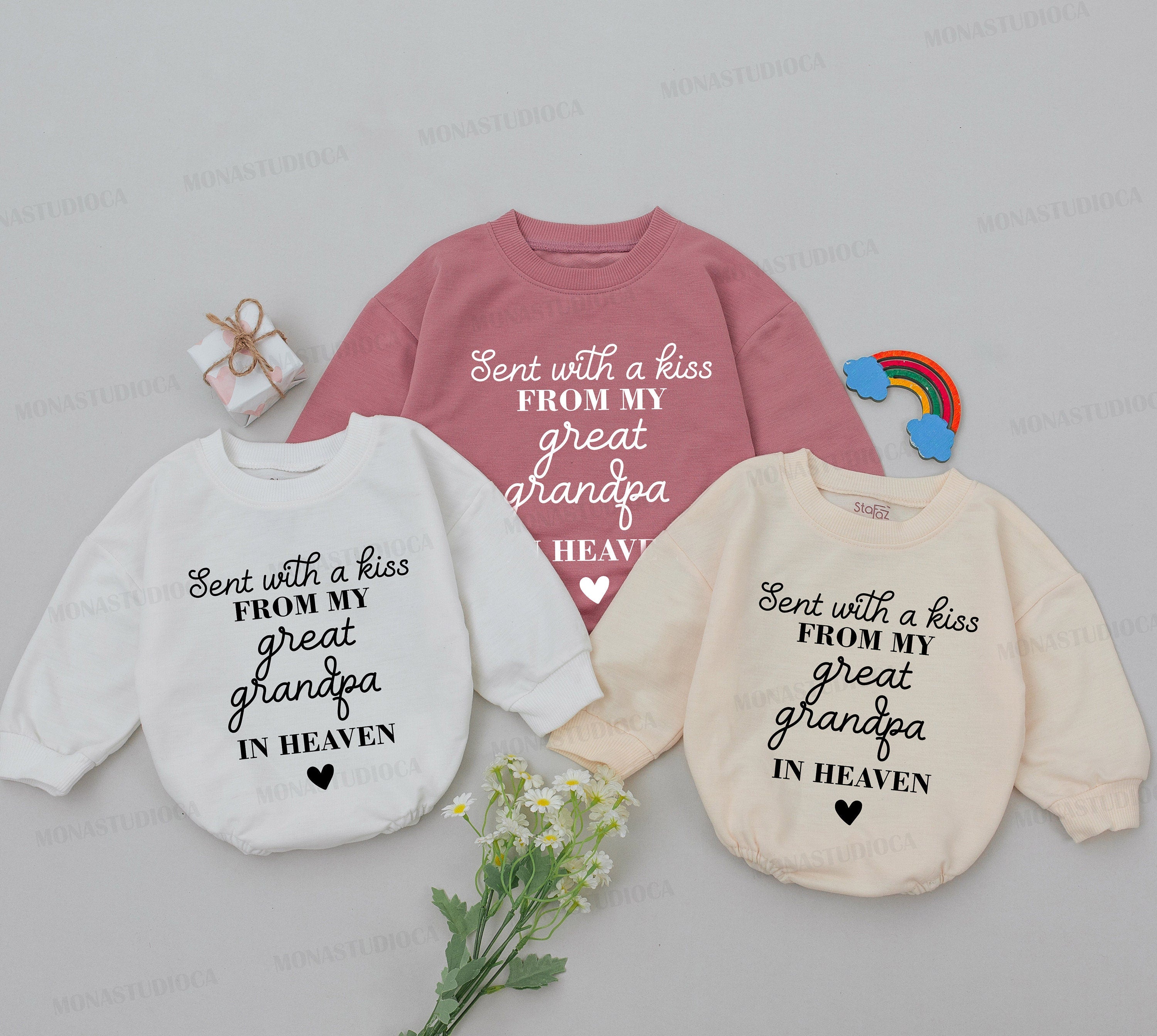 Personalized Baby Romper with Custom Name - Sent with Love
