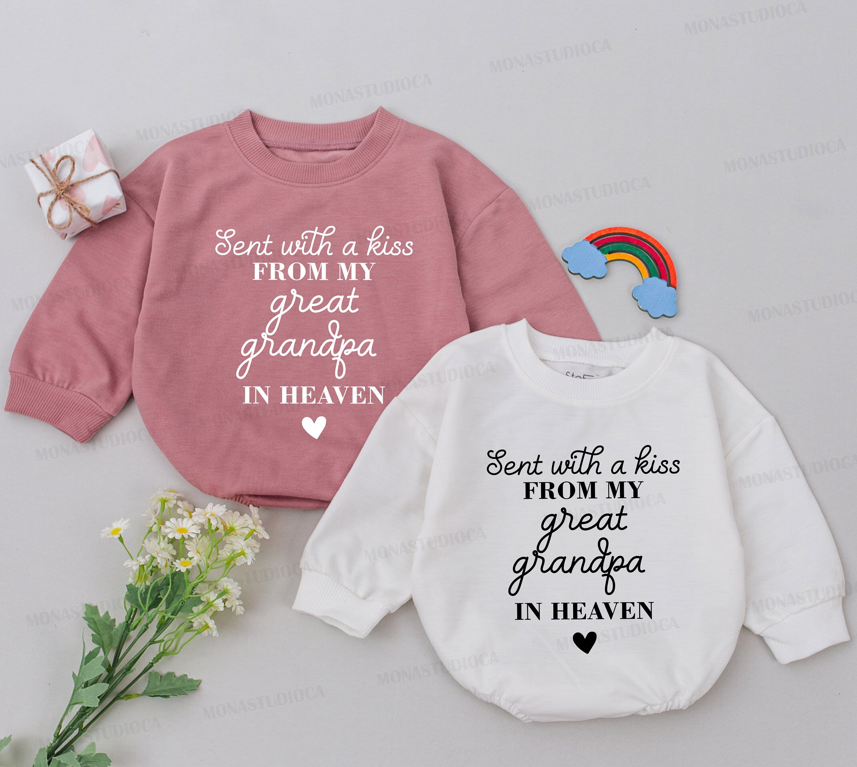 Personalized Baby Romper with Custom Name - Sent with Love