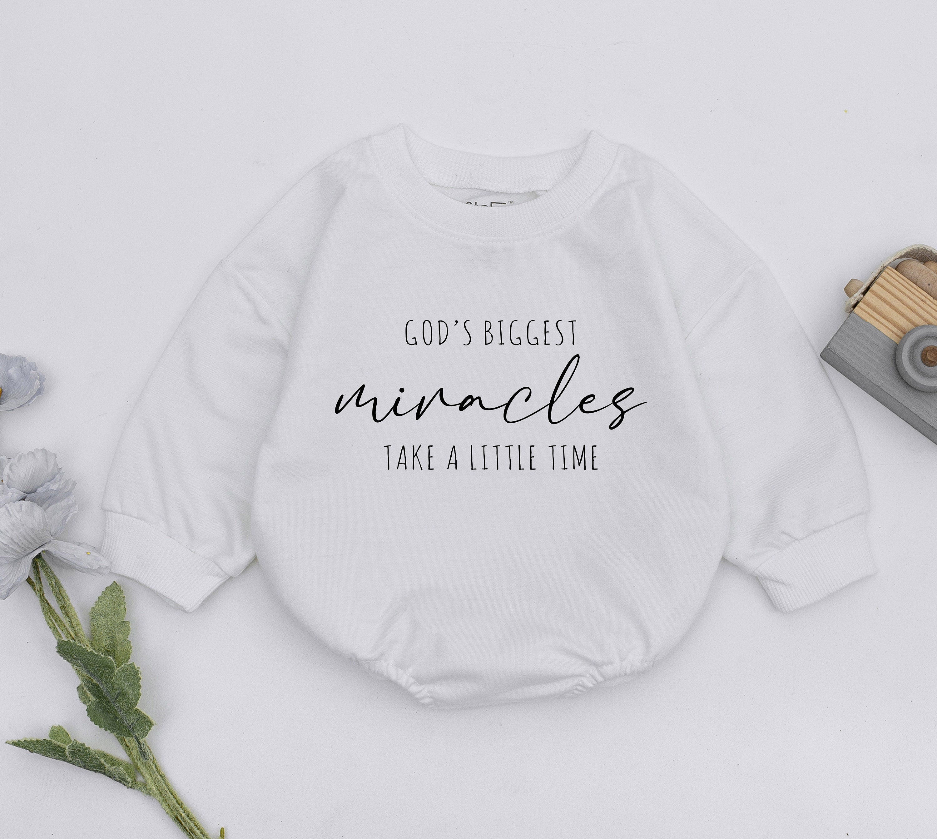 Miracle Baby Romper: Unique Baby Shower & IVF Gift