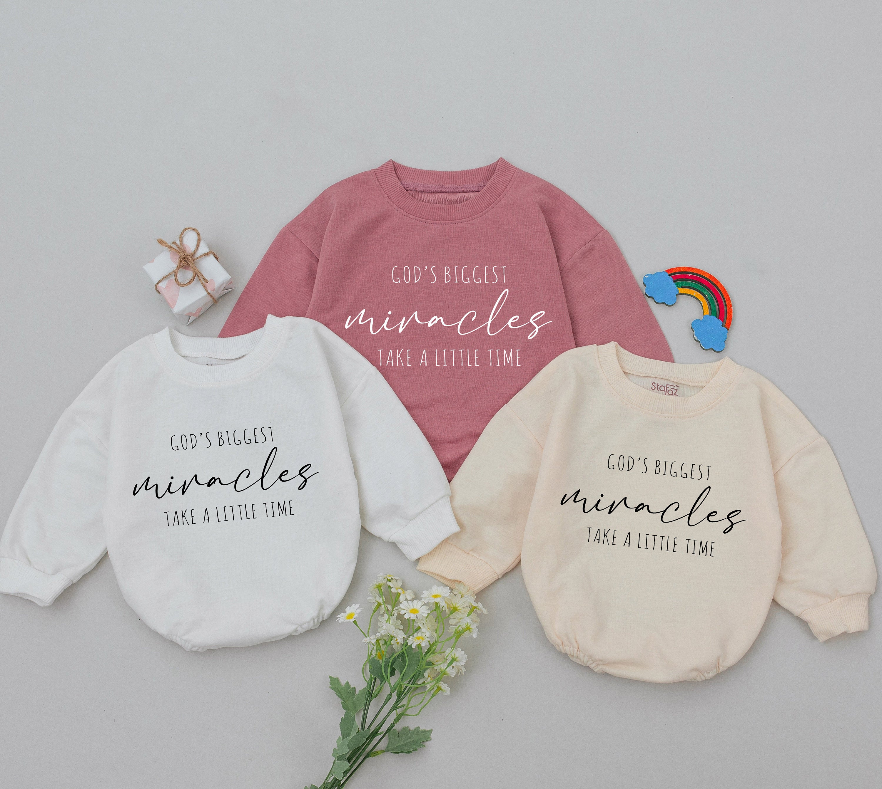 Miracle Baby Romper: Unique Baby Shower & IVF Gift