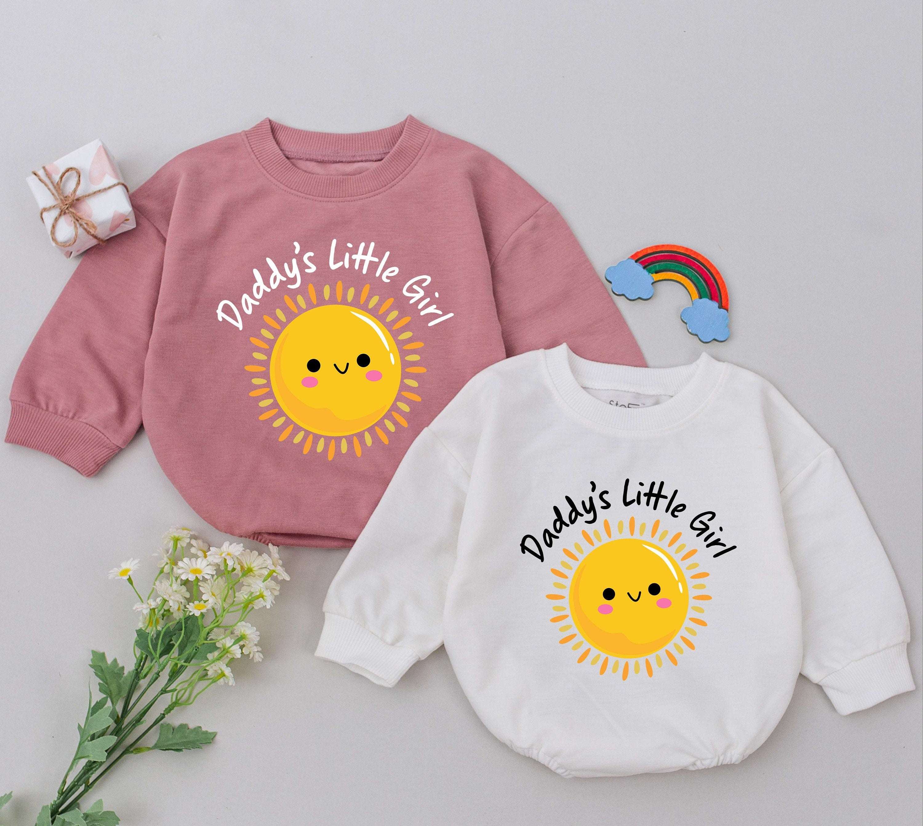 Daddy's Little Girl Sun Romper - Perfect Father's Day Gift!