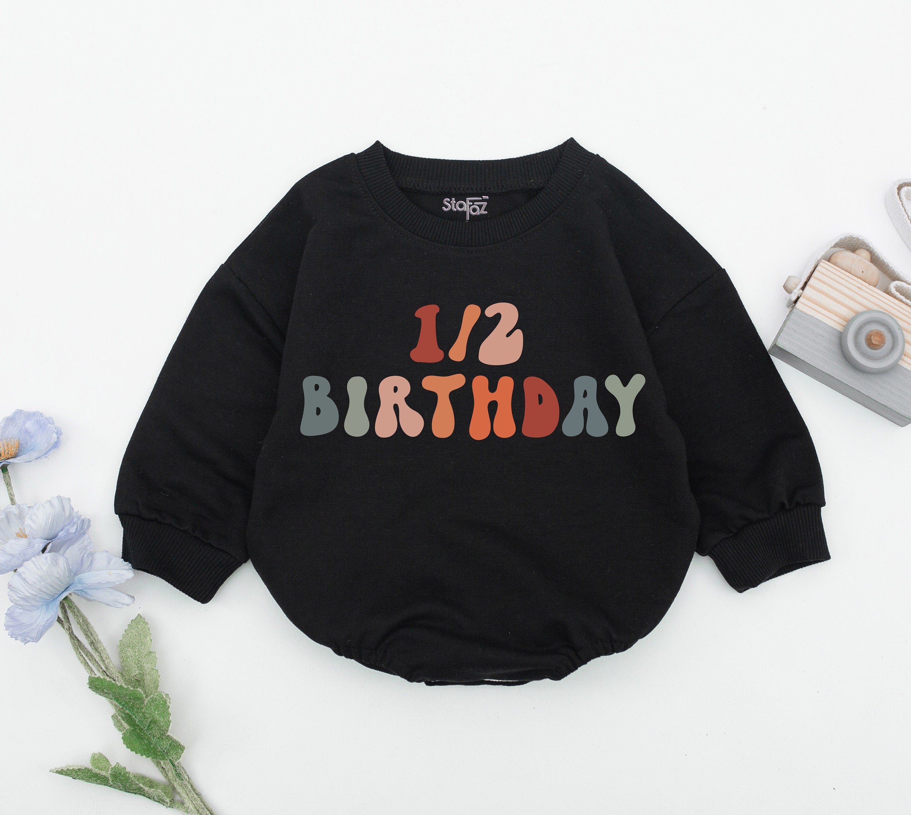 Half Birthday Romper: Celebrate 6 Months with Joyful Colors