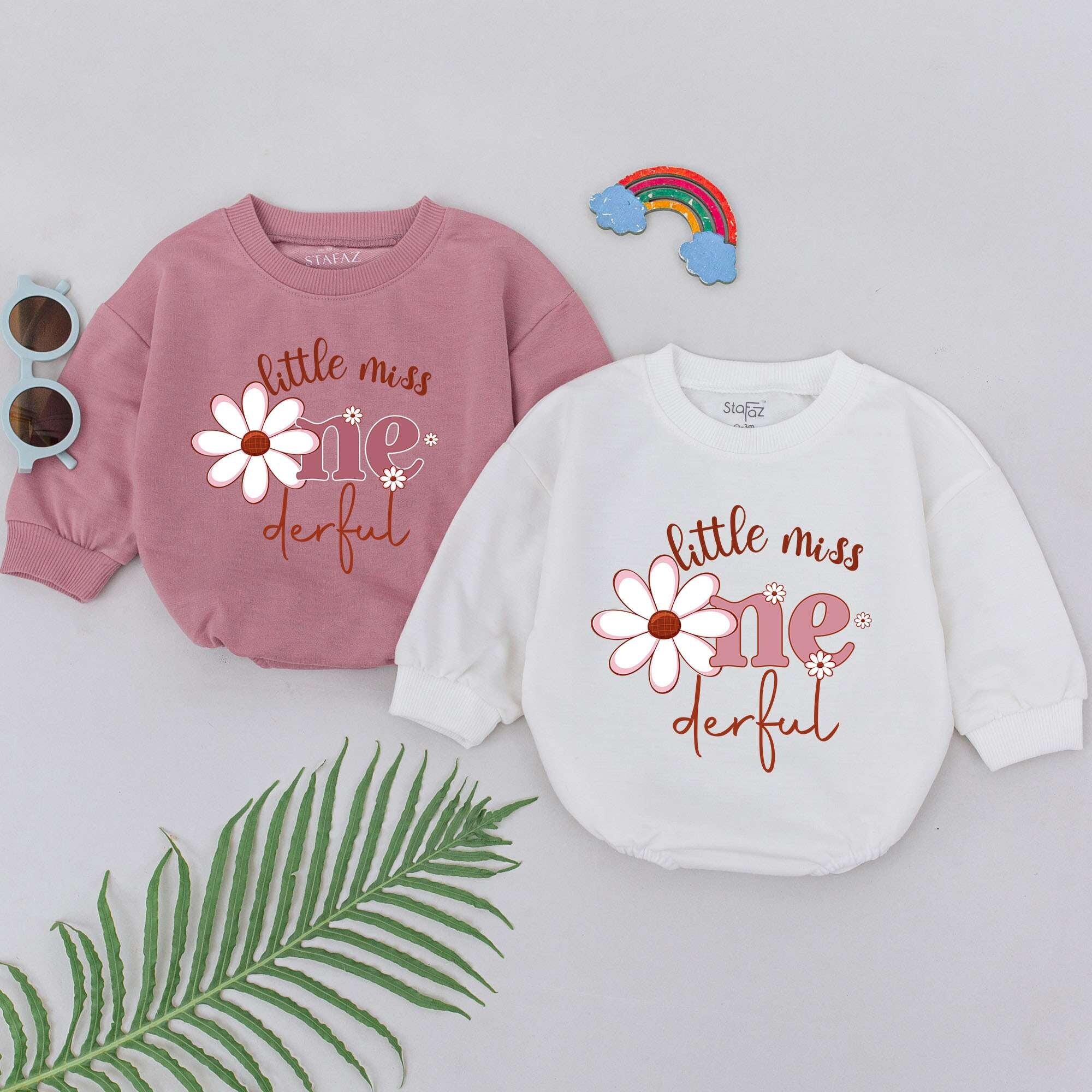 Little Miss One-derful Romper for First Birthday Celebration