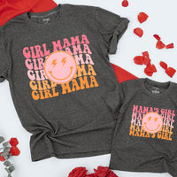 Retro Mama & Mini Shirts with Playful Graphic Design