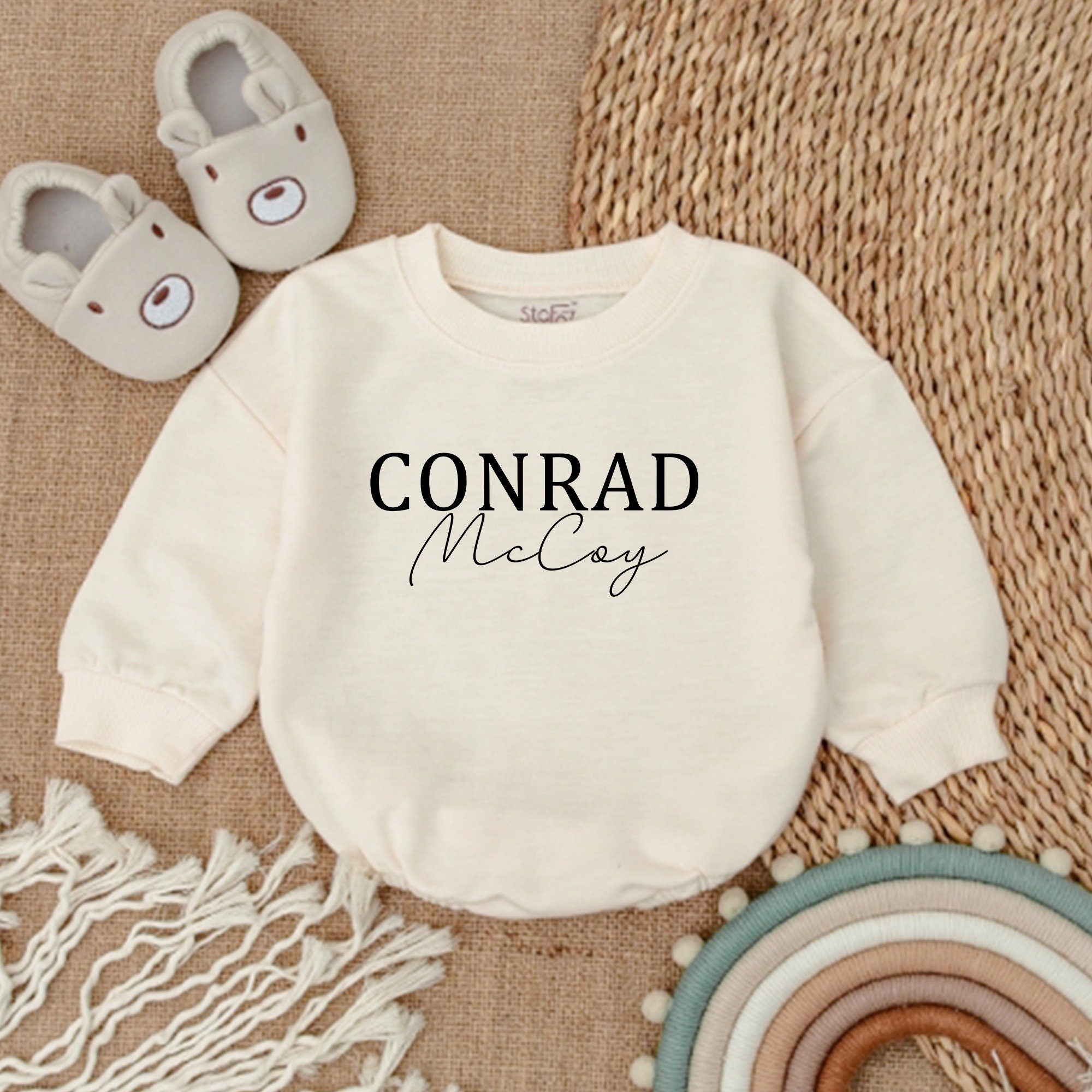 Custom Name Baby Romper - Personalized Gift with Name