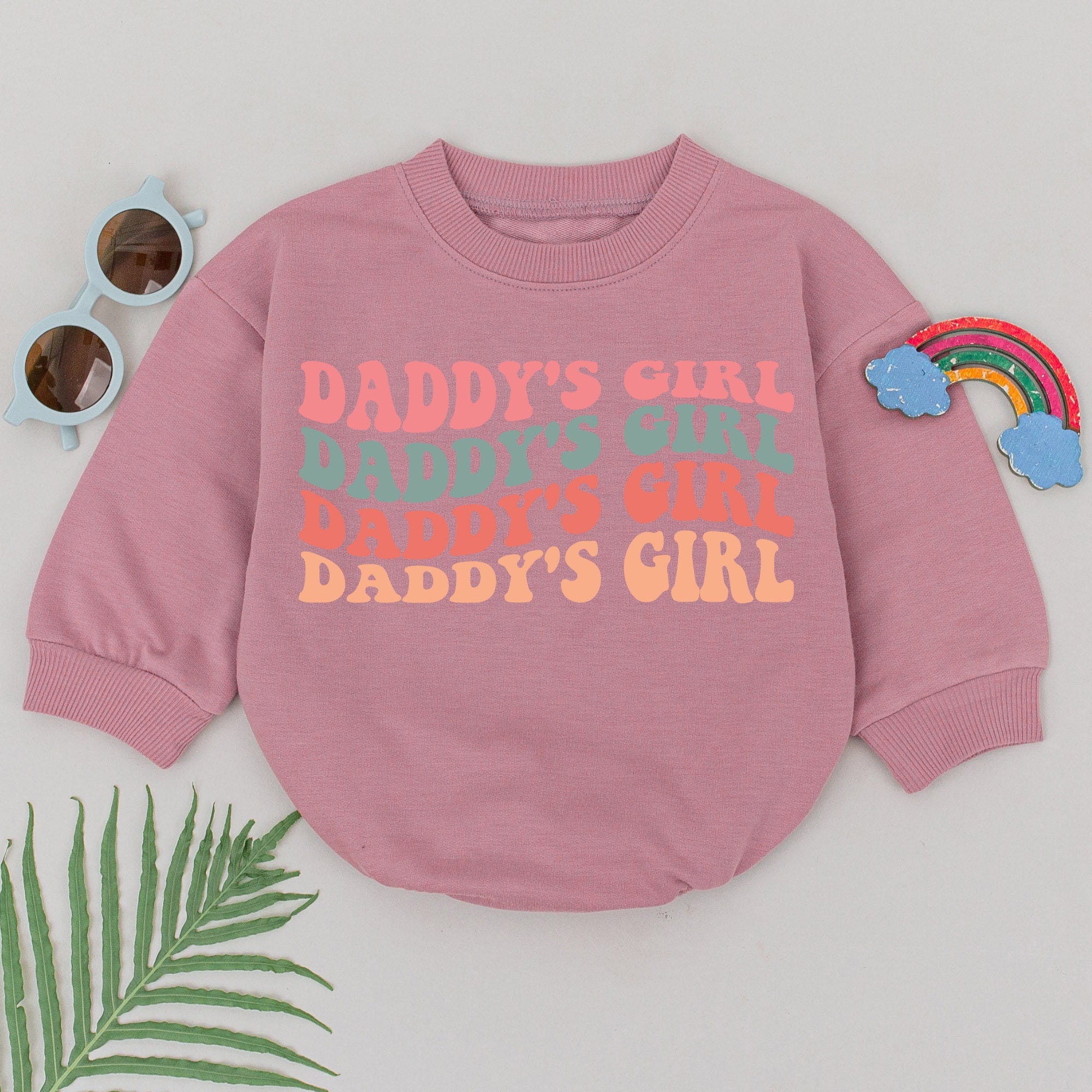 Vibrant Daddy's Girl Romper - Perfect Father's Day Gift