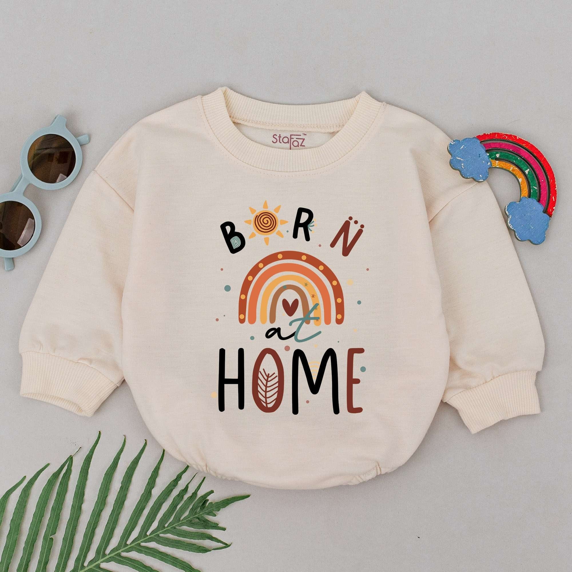 Born at Home Romper: Celebrate Your Natural Birth with Love