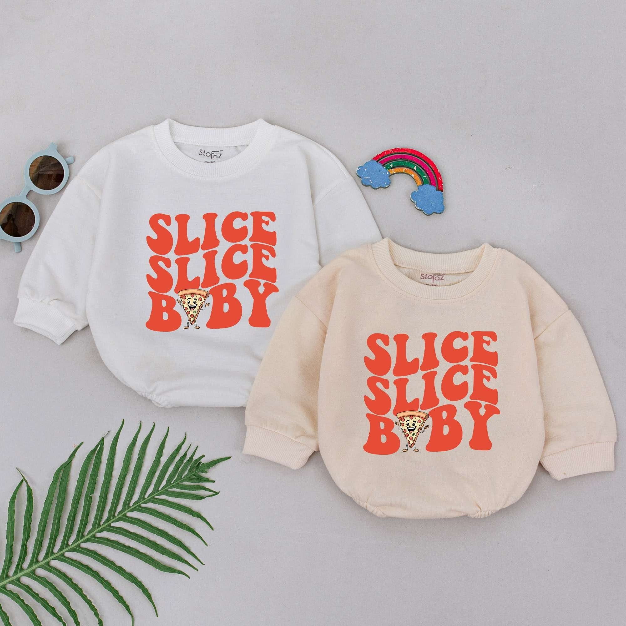 Slice Slice Baby Pizza Romper for Foodie Babies