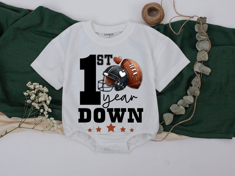 Football First Birthday Family Shirts with Sporty Design