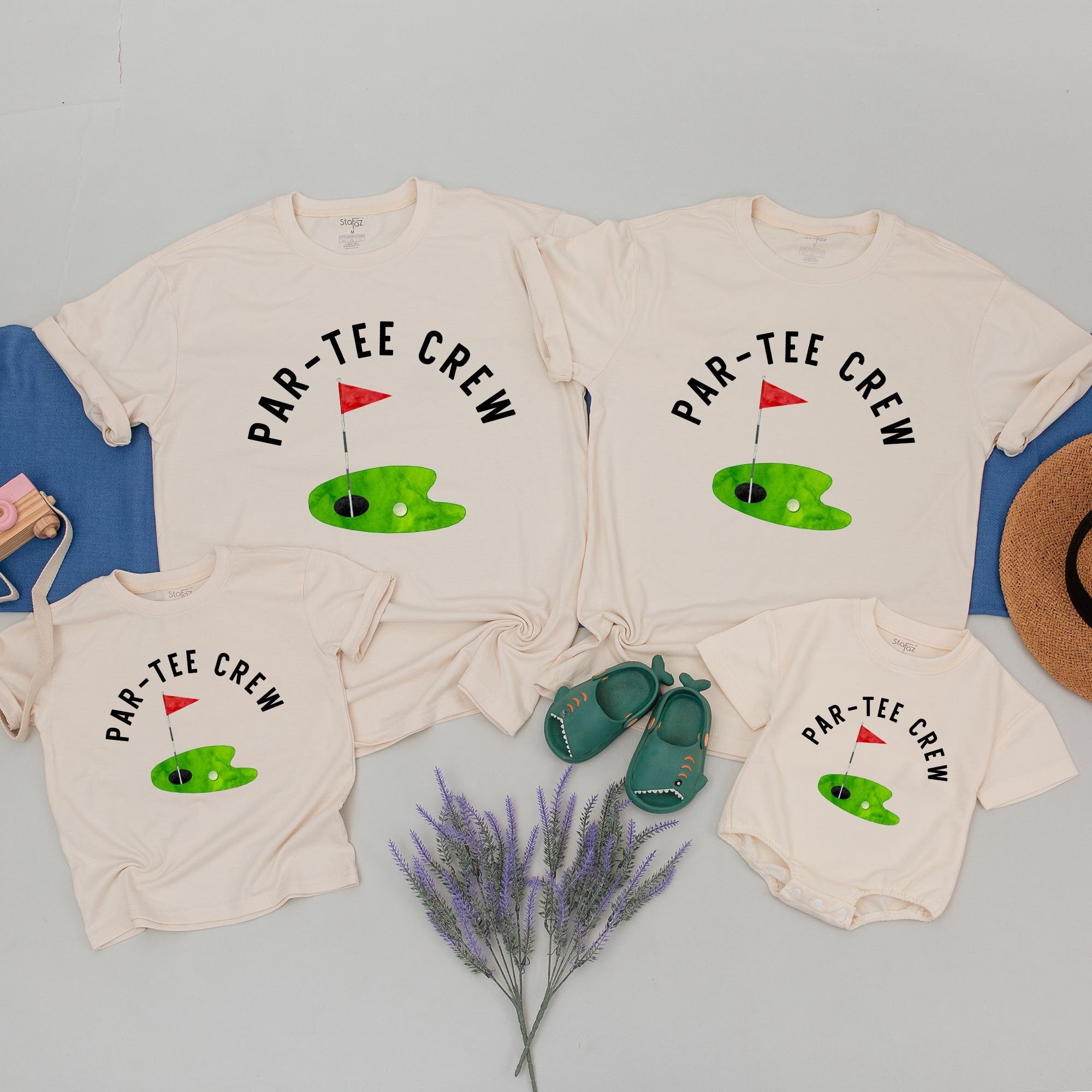 Custom Family Matching Par-Tee Crew Shirt with Name Personalization