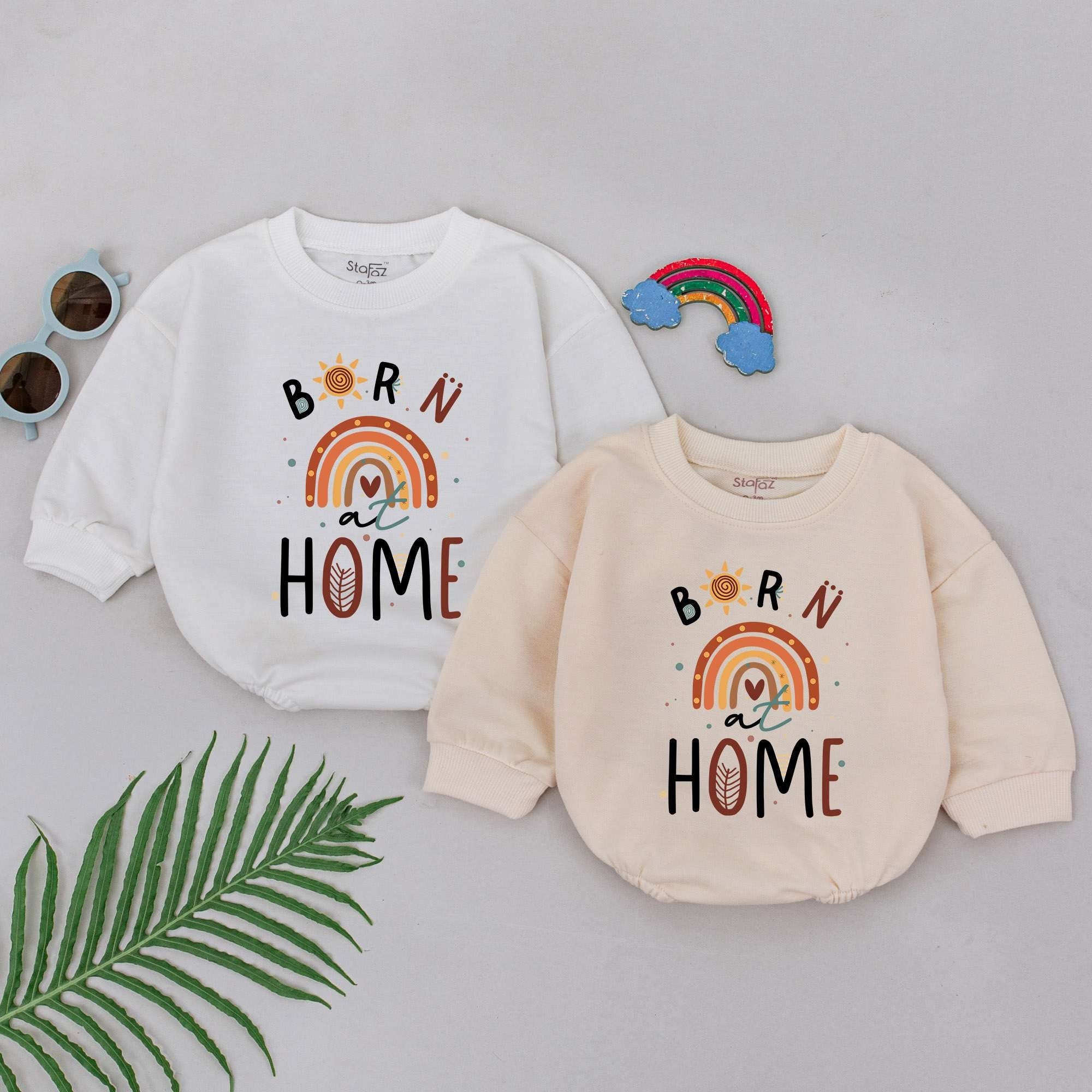 Born at Home Romper: Celebrate Your Natural Birth with Love