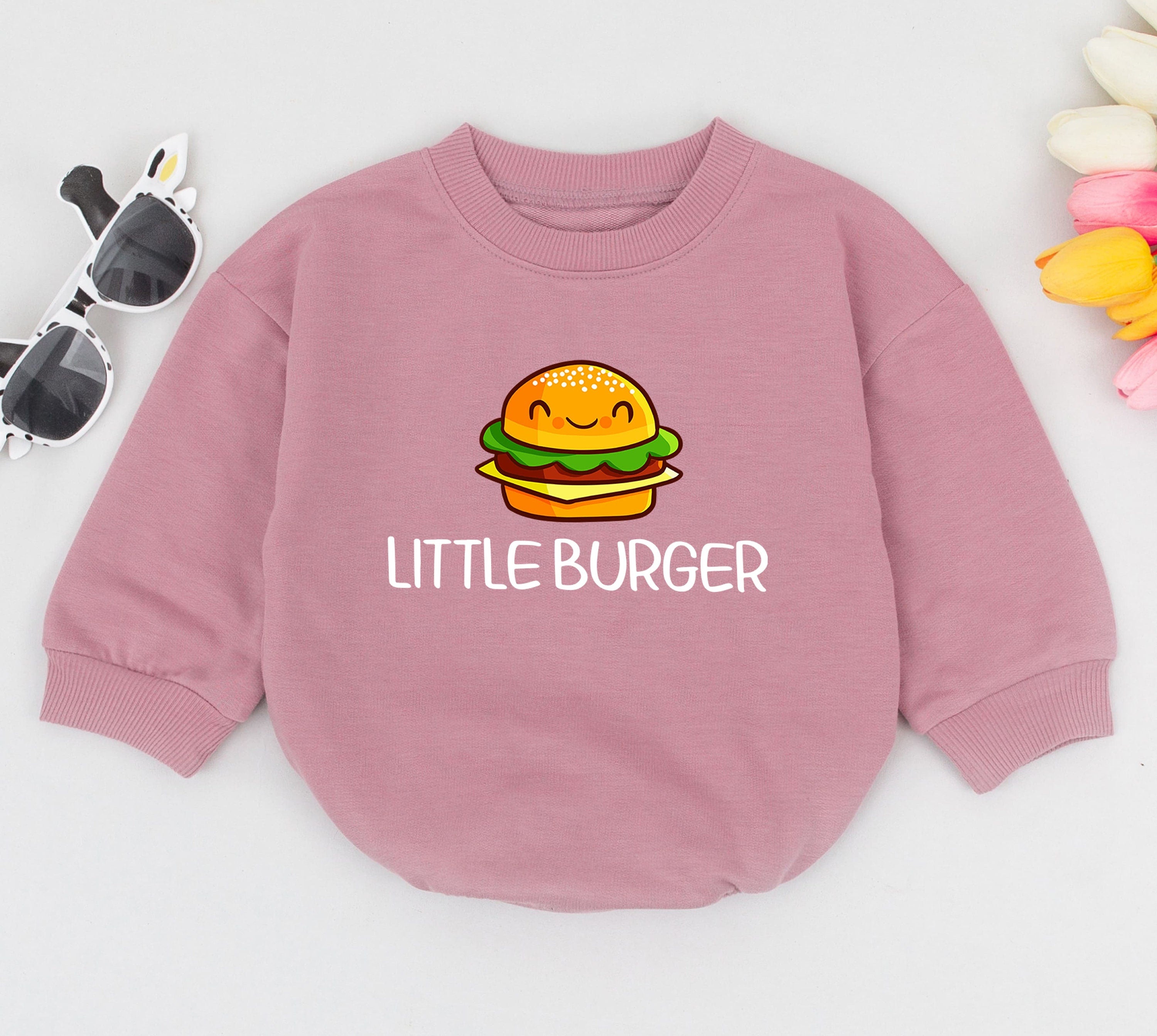 Little Burger Baby Romper - Adorable Foodie Outfit Gift